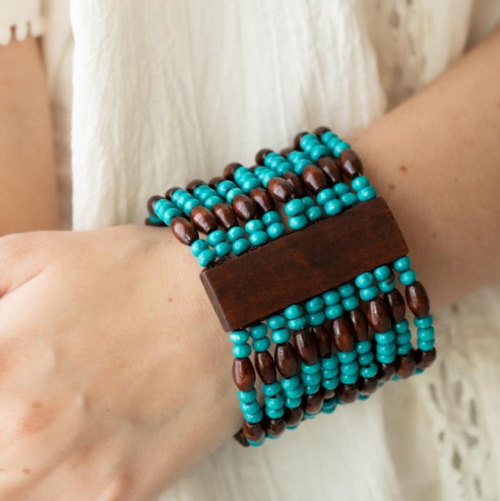 Wooden Stretchy Bracelet - Fashion Accessories
